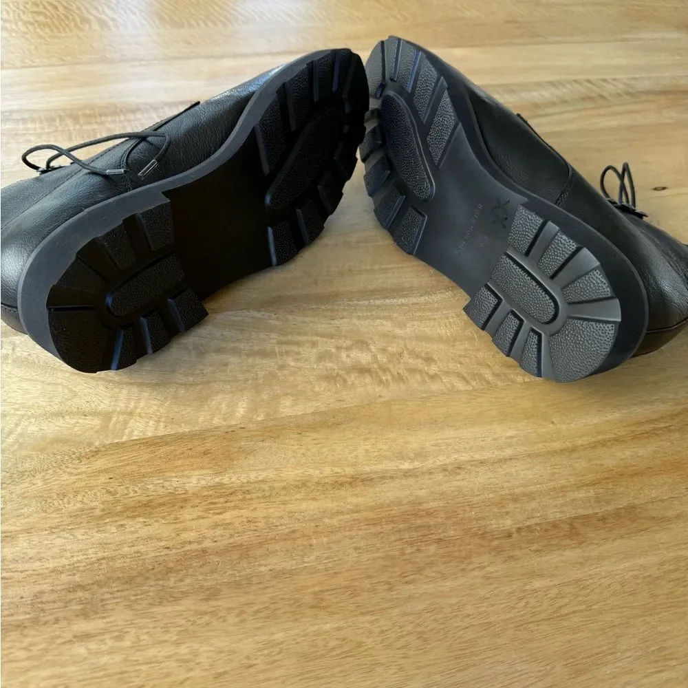 New!  Gordon Rush Austin Lace Up Chukka Boots Leather Black Size 9.5B
